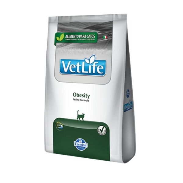 <strong>VetLife</strong> Obesity, Alimento Seco para Gatos con Sobrepeso, bolsa de 2 kg