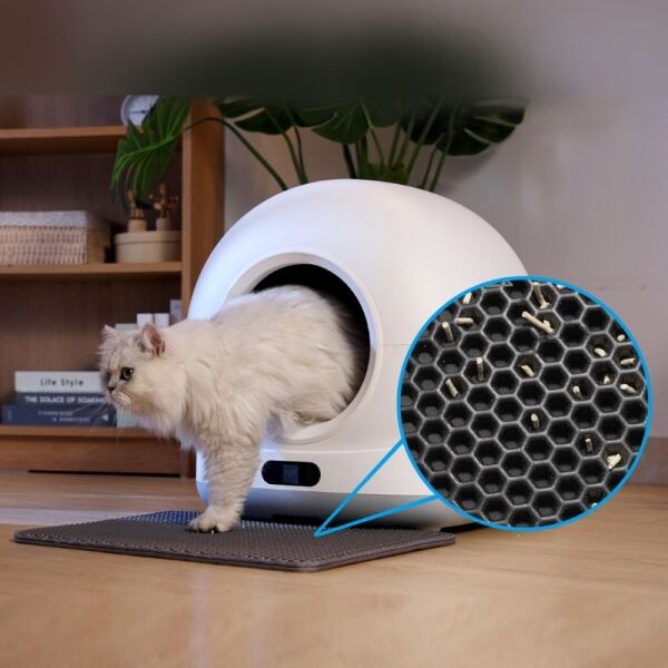 <strong>TikPaws</strong> LitterMaster, Baño Arenero Automático para Gatos con App y Cámara, Blanco - Imagen 2