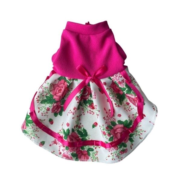 <strong>Traje Dieciochero</strong> para Perrita, color Rosado, talla 7