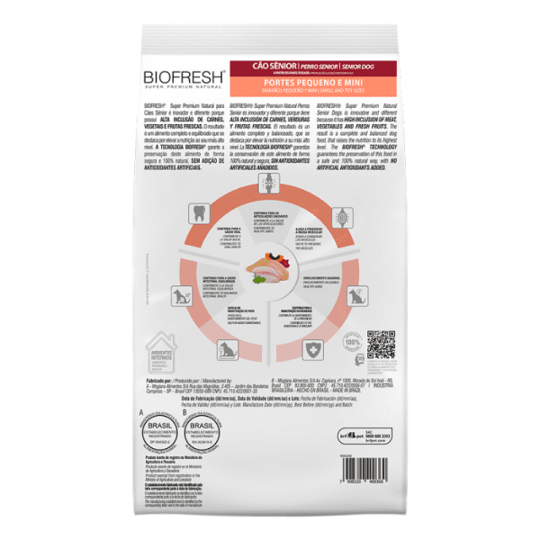 <strong>Biofresh</strong> Alimento Seco para Perros, Senior, Raza Pequeña, bolsa de 3 kg - Imagen 3