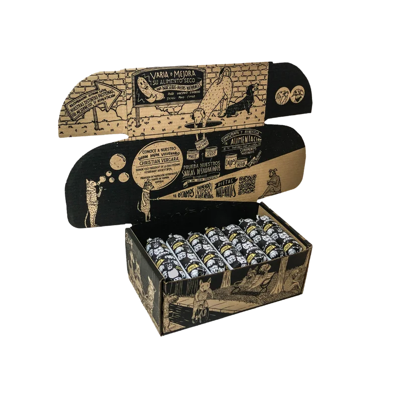 <strong>Barf</strong> Alimento Húmedo Natural Completo para Perros, Pollo, Caja 4 kg, 20 unidades de 200 gr, en sachet - Imagen 2