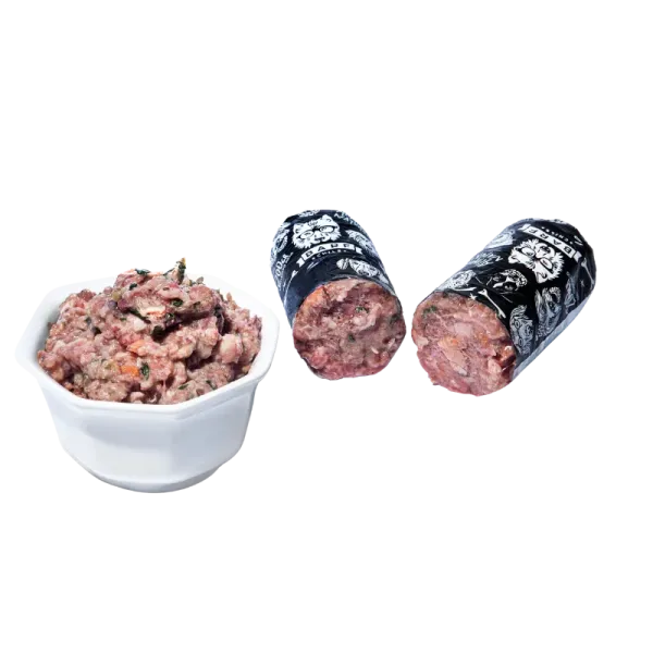 <strong>Barf</strong> Alimento Húmedo Natural Completo para Perros, Pavo, Caja 4 kg, 20 unidades de 200 gr, en sachet - Imagen 4