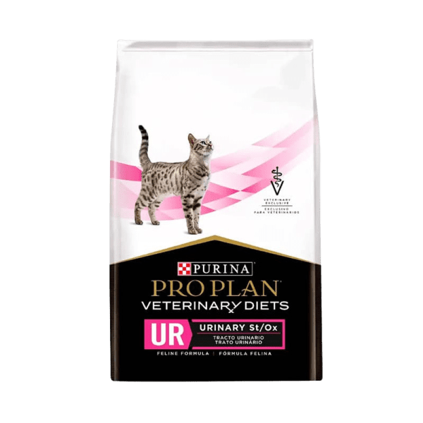 <strong>Purina Pro Plan Veterinary Diets</strong> UR Feline Urinary ST/OX, Alimento Seco para Gatos con Trastornos Urinarios, bolsa de 1.5 kg