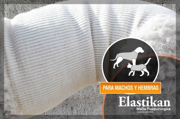 <strong>Elastikan</strong> Malla Post Quirúrgica para Perros y Gatos, Tallas 0-5