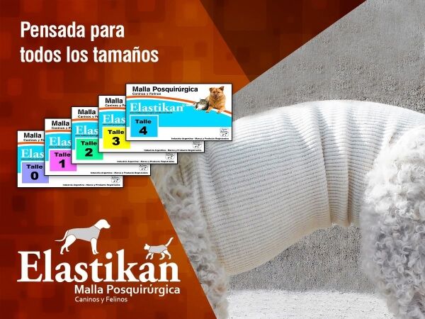 <strong>Elastikan</strong> Malla Post Quirúrgica para Perros y Gatos, Tallas 0-5 - Imagen 2