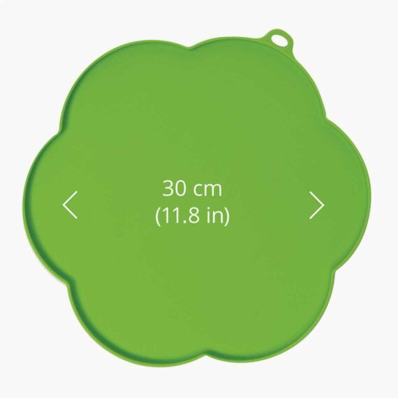 <strong>Catit</strong> Placemat Flower, Mantel de Silicona Antideslizante para Gatos, Verde - Imagen 3