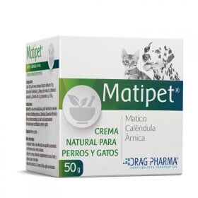 <strong>Drag Pharma</strong> Matipet, Crema Reparadora para Perros y Gatos, pote 50 gr
