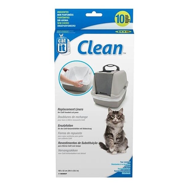 <strong>Catit</strong> Clean Bolsas de Repuesto para Baños Sanitarios Cerrados, Paquete de 10 Unidades