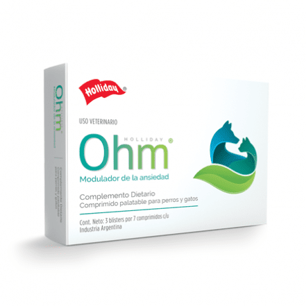 <strong>Ohm</strong> Modulador Natural de Ansiedad para Perros y Gatos, 21 comprimidos