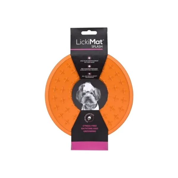 <strong>Lickimat</strong> Splash, Plato de Alimentación Lenta, Goma Antideslizante - Imagen 3