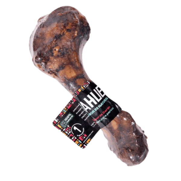 <strong>Rahue</strong> Fémur de Cerdo, Snack Natural para Perros, 1 unidad de 22 cm