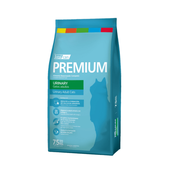 <strong>Vital Can</strong> Premium Urinary, Alimento Seco para Gatos con Problemas Urinarios, bolsa de 7,5 kg