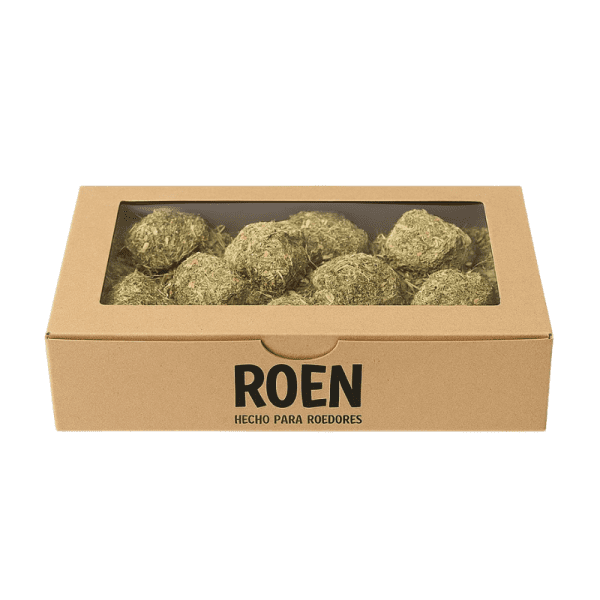 <strong>Roen</strong> Alfalfa en Cubos, Snack para Roedores, caja de 270 gr