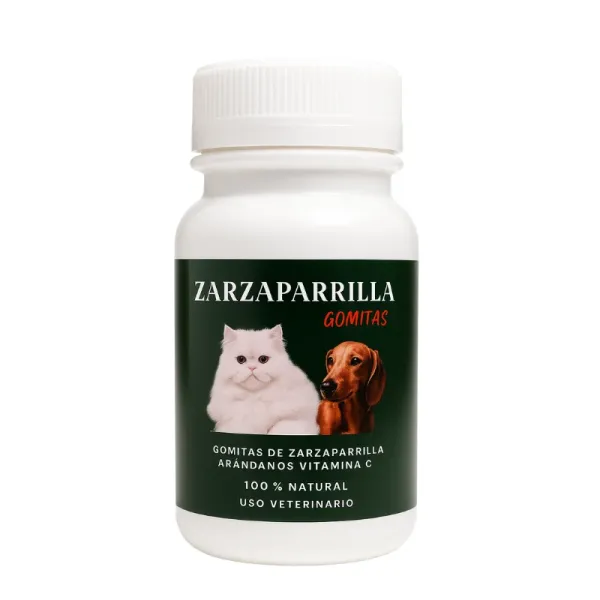 <strong>PRAIS</strong> Zarzaparrilla, Suplemento Natural para la Salud Urinaria en Perros y Gatos, 60 gomitas