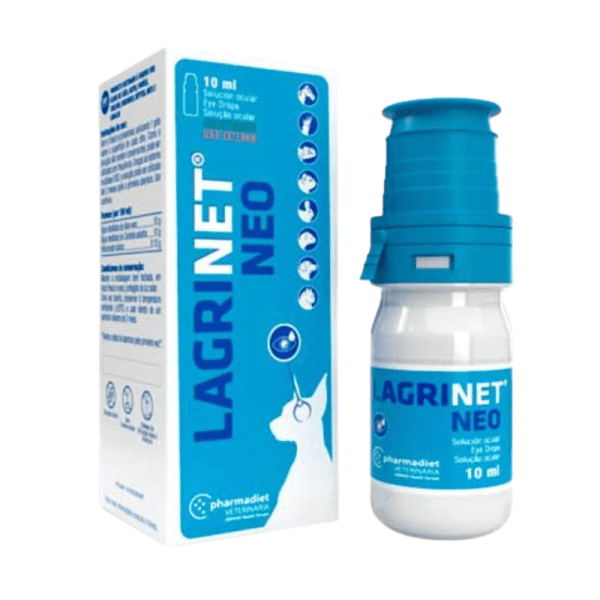 <strong>Lagrinet Neo</strong>, Solución Oftálmica Estéril para el Cuidado Ocular, Multiespecie, frasco de 10 ml