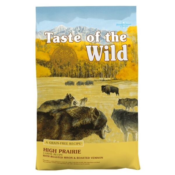 <strong>Taste of the Wild</strong> High Prairie, Alimento Seco para Perros Adultos, Bisonte y Venado Asado, bolsa de 12.2 kg