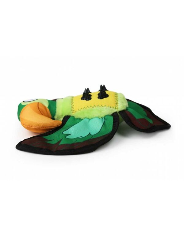 <strong>BRNX</strong> Loro Interactivo de Juguete para Perros con Chirriador y Espacio para Snacks - Imagen 3