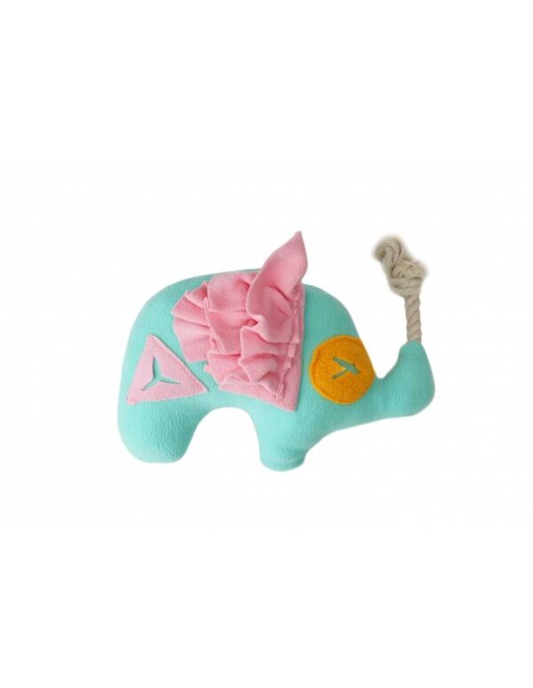 <strong>BRNX</strong> Elefante Cognitivo e Interactivo de Juguete para Perros, Material Suave - Imagen 2