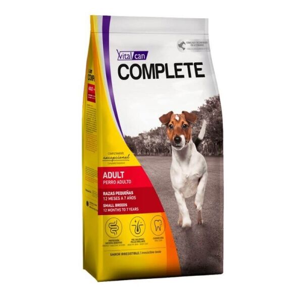 <strong>Vitalcan Complete</strong> Adult Small Breeds, Alimento Seco para Perros, Adultos, Razas Pequeñas, bolsa de 20 kg