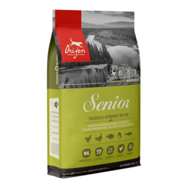 <strong>ORIJEN</strong> Senior, Alimento Seco para Perros Senior, bolsa de 2-5.6-10.6 kg