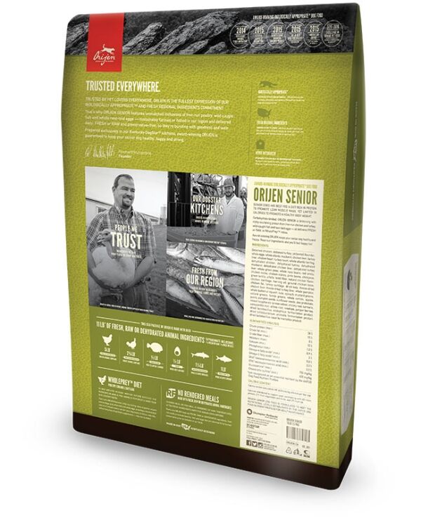 <strong>ORIJEN</strong> Senior, Alimento Seco para Perros Senior, bolsa de 2-5.6-10.6 kg - Imagen 8