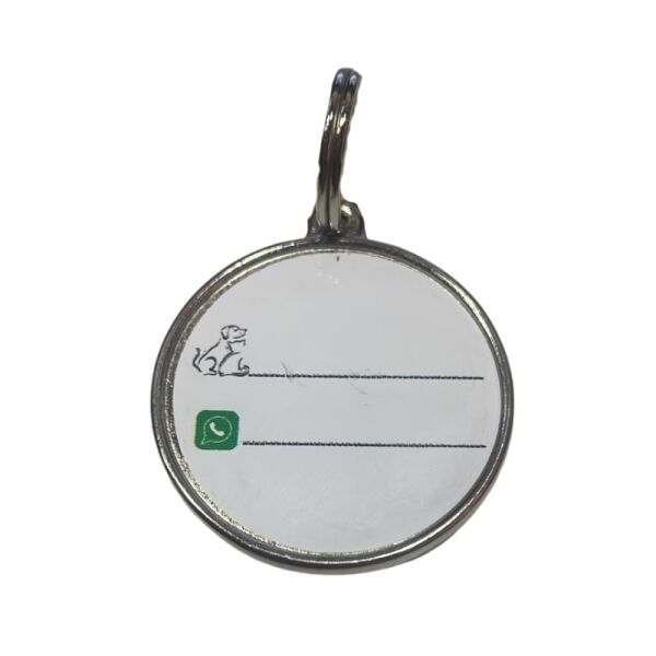 <strong>Universalpet</strong> Placa de identificación para mascotas, Diseño frontal inspirado en un perro Husky - Imagen 2