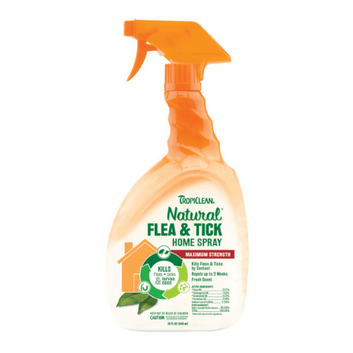 <strong>Tropiclean Natural</strong> Flea and Tick Home Spray, Spray Antipulgas y Garrapatas para Hogar, 946 ml