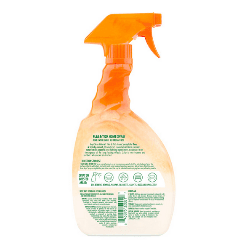 <strong>Tropiclean Natural</strong> Flea and Tick Home Spray, Spray Antipulgas y Garrapatas para Hogar, 946 ml - Imagen 2
