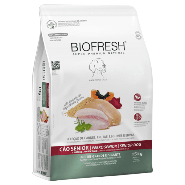 <strong>Biofresh</strong> Alimento Seco para Perros, Senior, Raza Grande, bolsa de 15 kg - Imagen 2