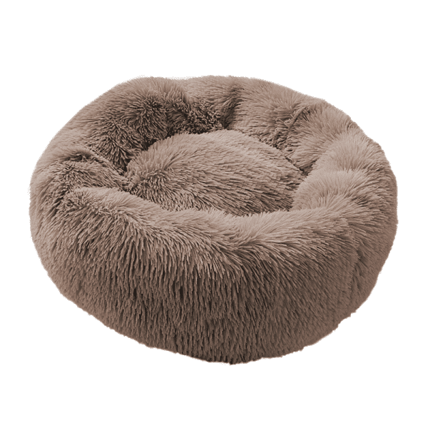 <strong>Marben Pets</strong> Cama Calmante Antiestrés Café para Perros y Gatos, Tallas XS‑XXL