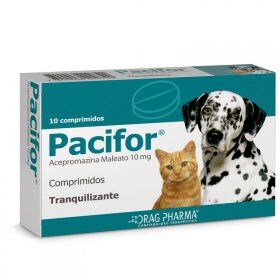 <strong>Pacifor</strong> Tranquilizante para Perros y Gatos, 10 mg, 10 comprimidos