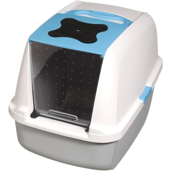 <strong>Catit</strong> Baño con Cubierta para Gatos, Diseño Minimalista con Filtro de Carbón, Medidas 40x45x55 cm - Imagen 3
