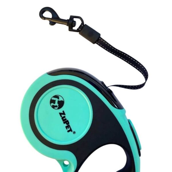 <strong>ZuPet</strong> Outdoor, Correa Retractil para Perros, Cinta Reflectante, Hasta 20 kg, 5 Metros de Longitud, Talla S - Imagen 2