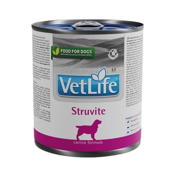 <strong>VetLife</strong> Struvite, Alimento Húmedo Medicado para Perros con Cálculos Urinarios de Estruvita, lata de 300 gr