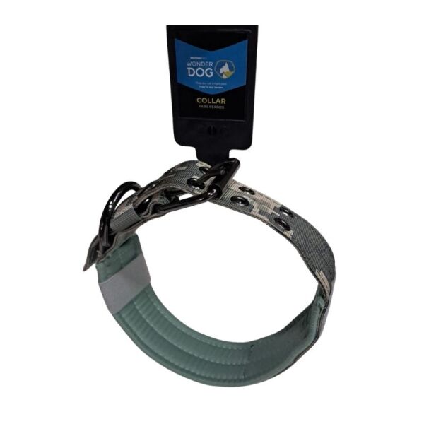 <strong>Wonder Dog</strong> Collar para Perros, Diseño Comando, Color Verde, Tamaño M