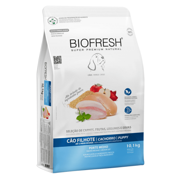 <strong>Biofresh</strong> Alimento Seco para Perros, Cachorro, Raza Mediana, bolsa de 10.1 kg - Imagen 2