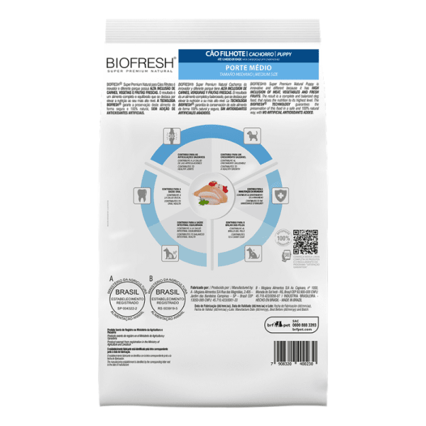 <strong>Biofresh</strong> Alimento Seco para Perros, Cachorro, Raza Mediana, bolsa de 10.1 kg - Imagen 3