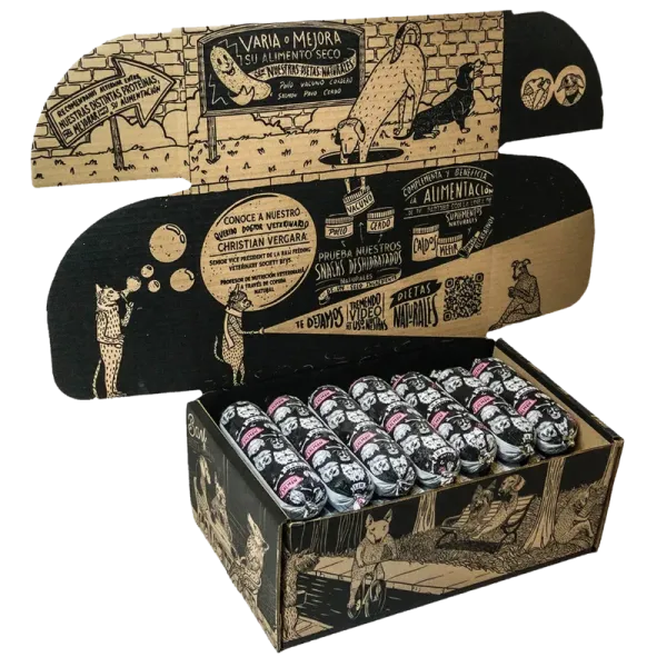 <strong>Barf</strong> Alimento Húmedo Natural Completo para Perros, Salmón, Caja 4 kg, 20 unidades de 200 gr, en sachet - Imagen 2