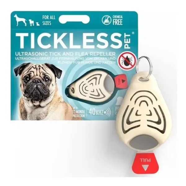 <strong>Tickless Pet</strong> Ultrasonic Tick and Flea Repeller, Repelente Ultrasónico de Pulgas y Garrapatas, Color Rosa, 1 unidad - Imagen 3
