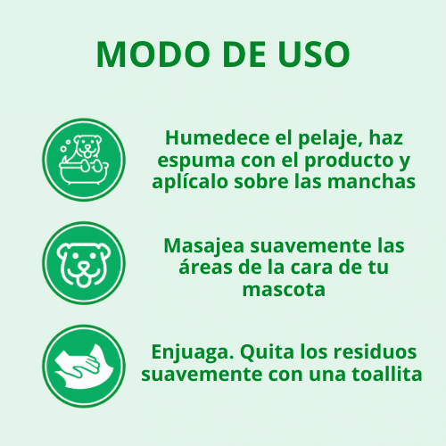 <strong>TropiClean</strong> Tear Stain Remover Warm Vanilla, Removedor Manchas Lagrimales para Perros y Gatos, Aroma a Vainilla, 263 ml - Imagen 4