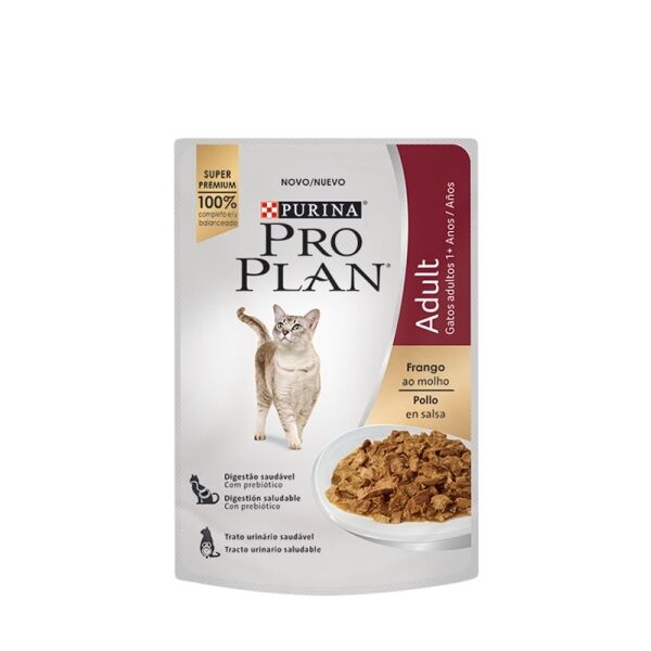 <strong>Purina Pro Plan</strong> Alimento Húmedo para Gatos, Trozos de Pollo en Salsa, pouch de 85 gr - Imagen 2