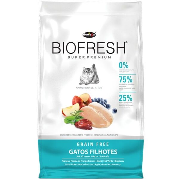 <strong>Biofresh</strong> Kitten Grain Free, Alimento Seco para Gatitos, Libre de Granos, bolsa de 1.5 kg