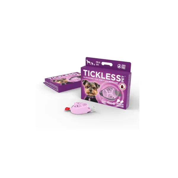 <strong>Tickless Pet</strong> Ultrasonic Tick and Flea Repeller, Repelente Ultrasónico de Pulgas y Garrapatas, Color Rosa, 1 unidad - Imagen 5