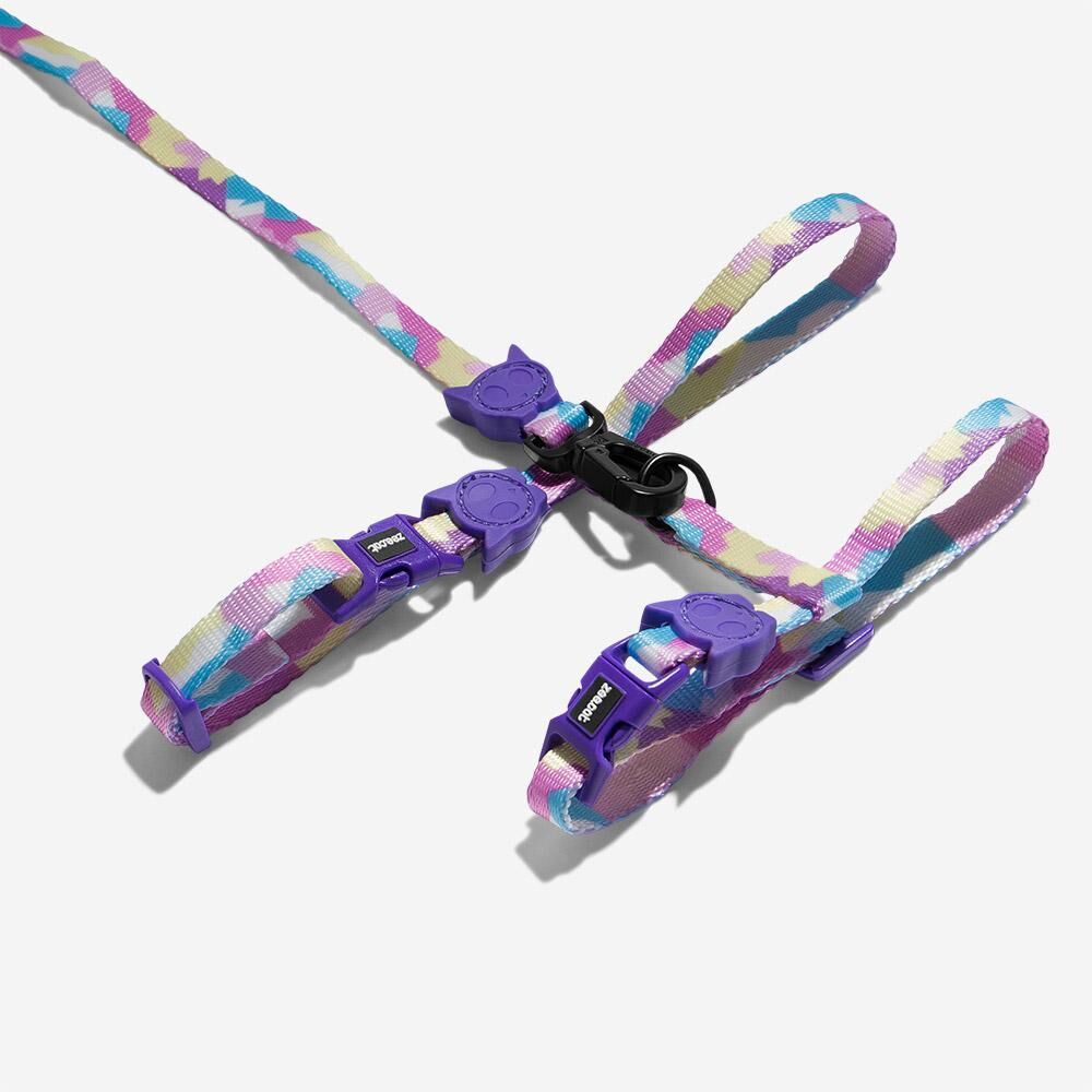 <strong>Zee.Cat</strong> Candy, Arnés y Correa Ajustables para Gatos, Longitud Correa 1.2 m - Imagen 2