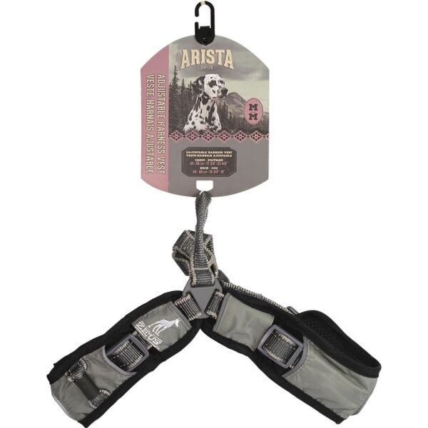 <strong>Zeus</strong> Comfort Negro Arnés con Reflectante para Perros