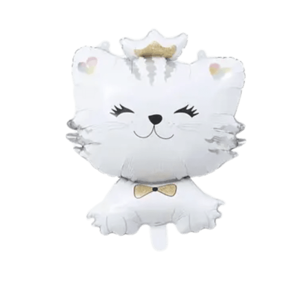 <strong>Mr Party</strong> Globo Mylar, Gato Blanco, 52 x 72 cm