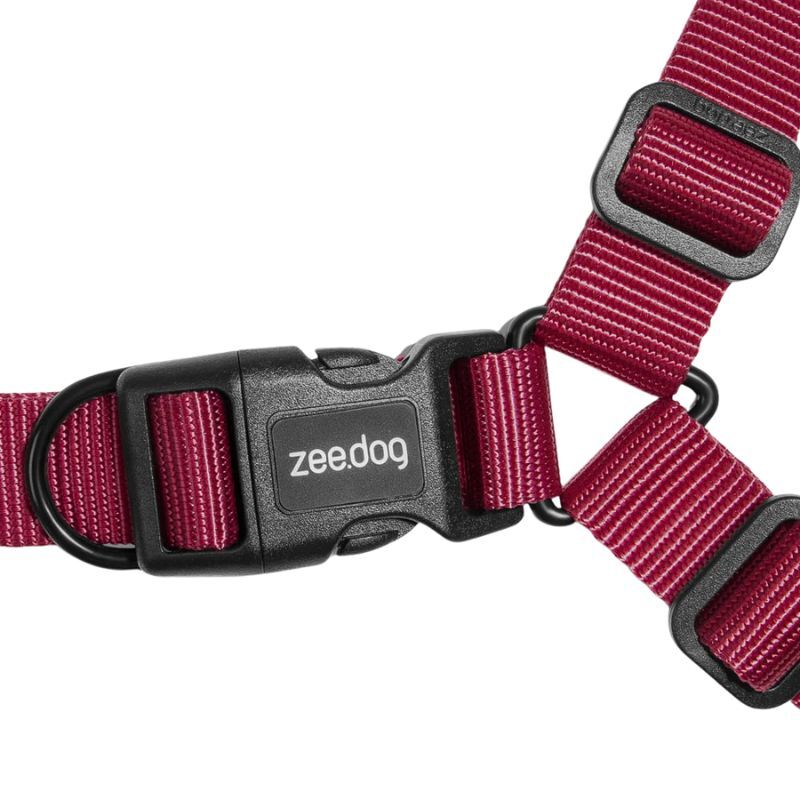 <strong>Zee.Dog</strong> Soft Walk Bordeau, Arnés Anti-Tirones para Perros, Burdeo, Talla M - Imagen 3