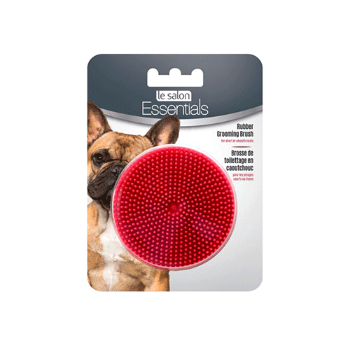 <strong>Le Salon Essentials</strong> Cepillo de Goma Small para Perros, Diámetro 7.6 cm