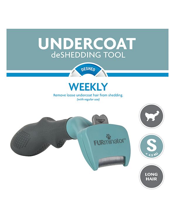 <strong>FURminator</strong> Undercoat deShedding para Gatos Pequeños de Pelo Largo - Imagen 5
