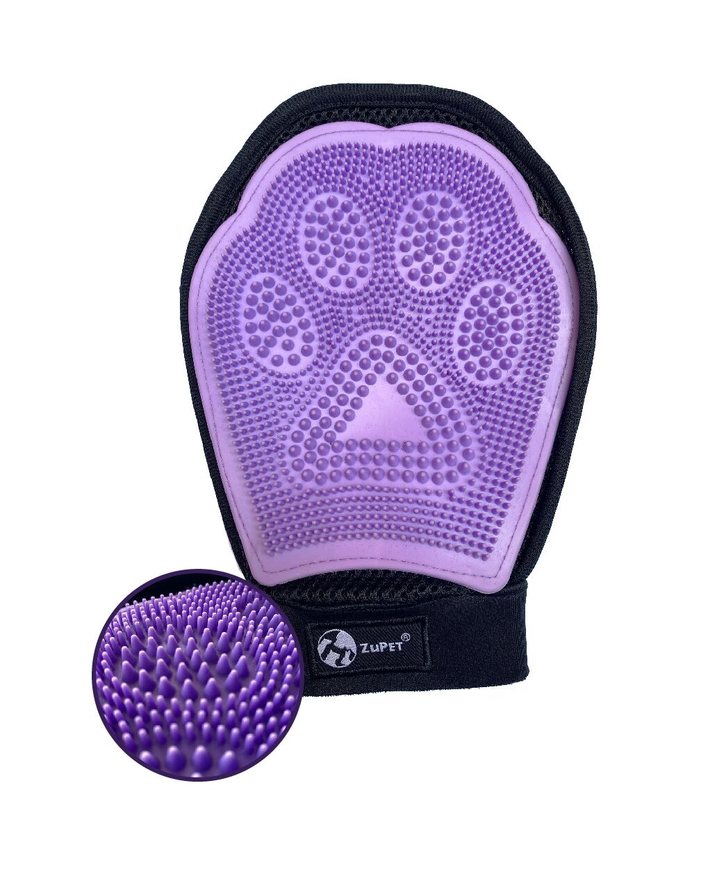 <strong>ZuPet</strong> Master Groomer, Guante Removedor para Perros y Gatos